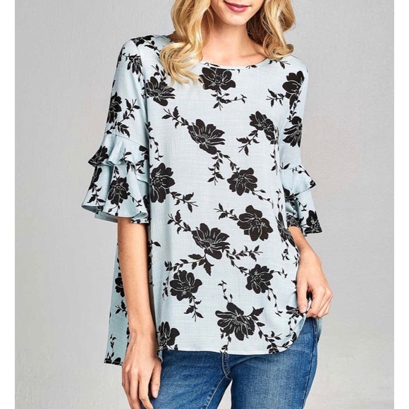 Floral top - Picture 4 of 5